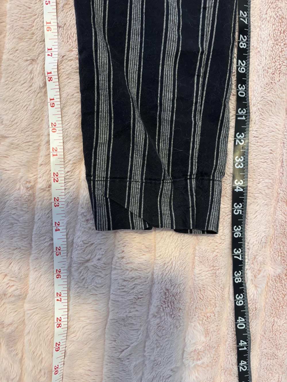 Brandy Melville Black Pinstripe Casual Pants